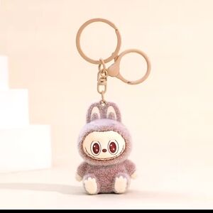 Cute Plush Bunny Keychain